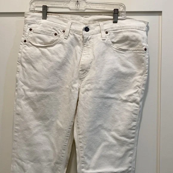 Levi's Slim Fit Men's Jeans in White - Picture 3 of 5